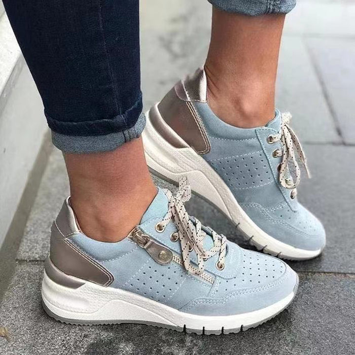 Dames Sportschoenen met Dikke Zool en Comfortabel Design