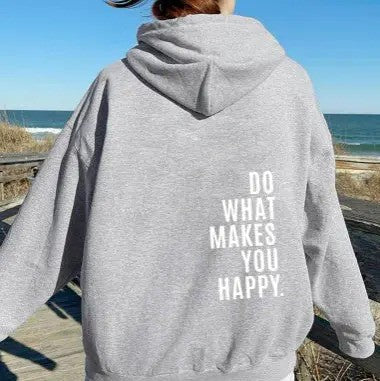 Fenna – Hoodie met Motiverende Print voor Dames