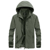 Waterdichte Outdoor Heren Jas met Afneembare Capuchon