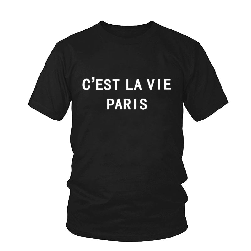 Casual-Chic Dames T-shirt met Minimalistische Print