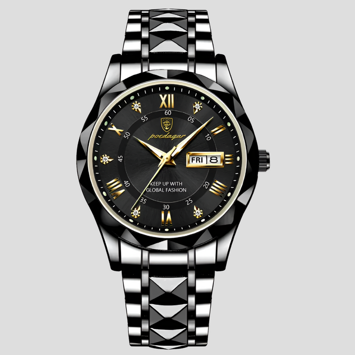 Luxe herenhorloge van roestvrij staal voor dagelijks gebruik