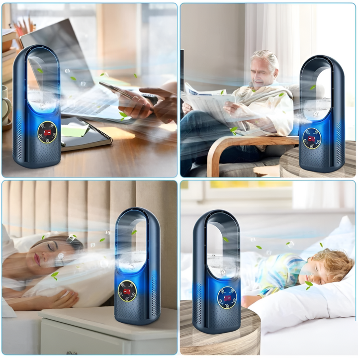 Draagbare bladloze tafelairconditioner