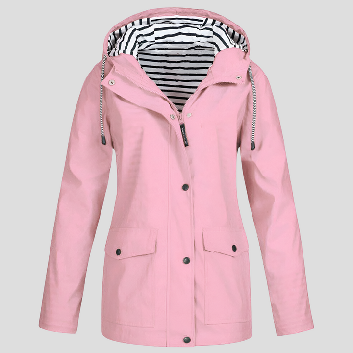 Waterdichte en winddichte capuchonjas voor dames