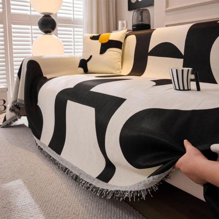 Moderne geometrische bankhoes