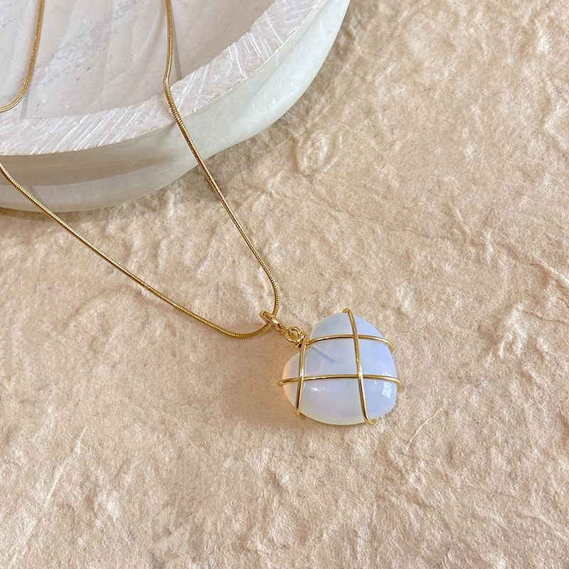 Modieuze Maansteen Ketting