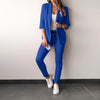 Dames Blazer Set met Slim Fit Broek
