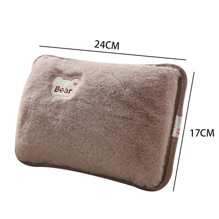Oplaadbare Hand- en Buikverwarmer van Pluche