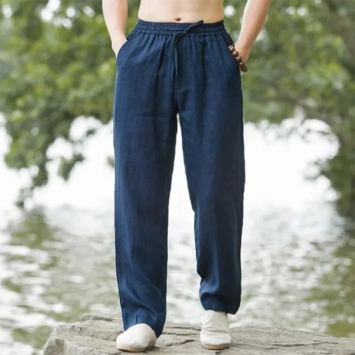 Linnen Strandbroek voor Heren