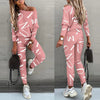 Casual 2-delig Damespak met Print