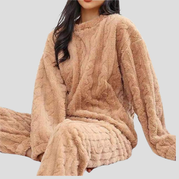 Fleece pyjamaset voor dames