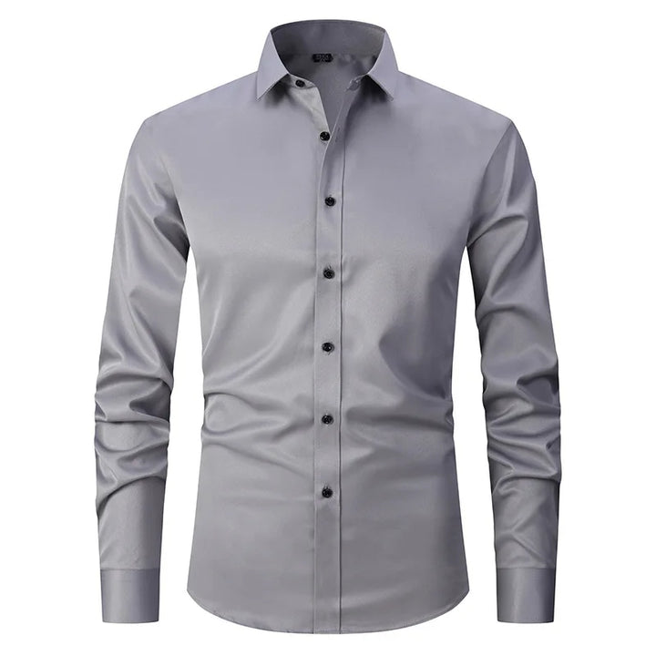 Strijkvrije Slim Fit Overhemd voor Heren
