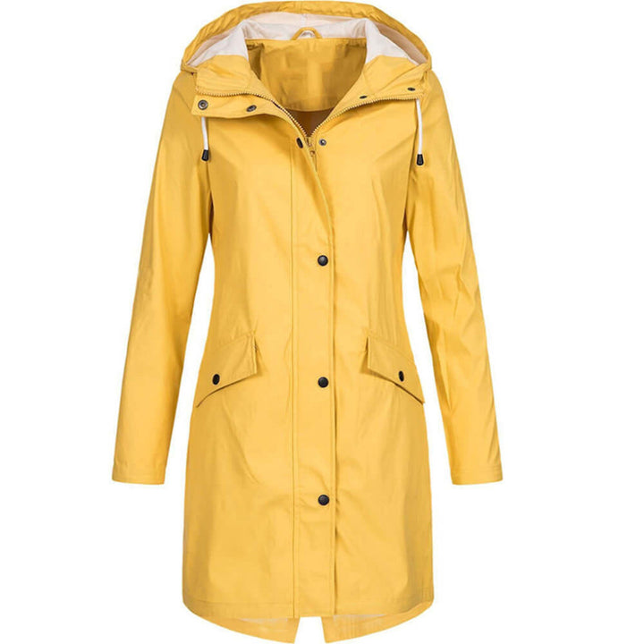 Waterdichte regenjas met capuchon voor dames