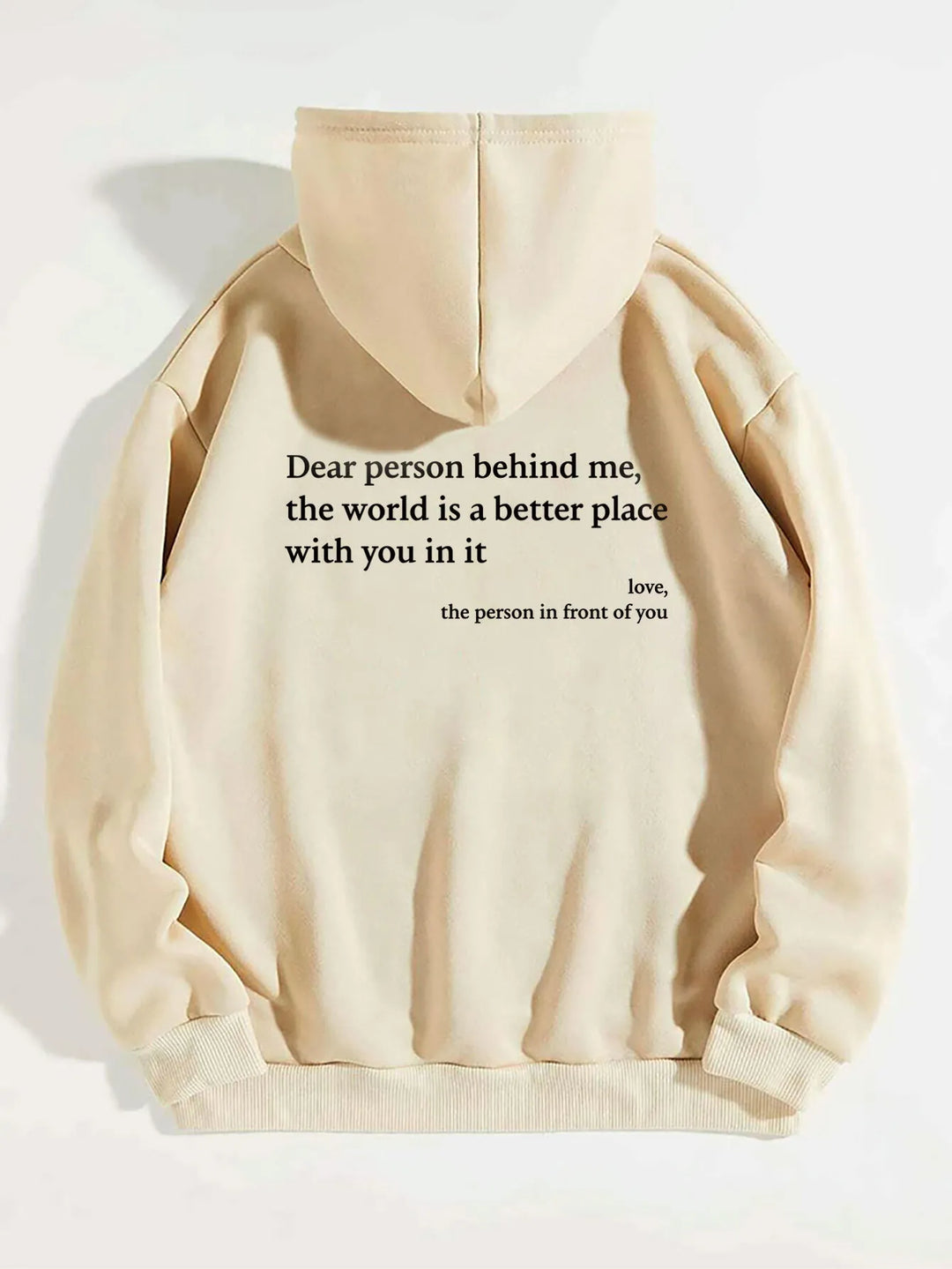 Unisex Hoodie met Inspirerende Boodschap