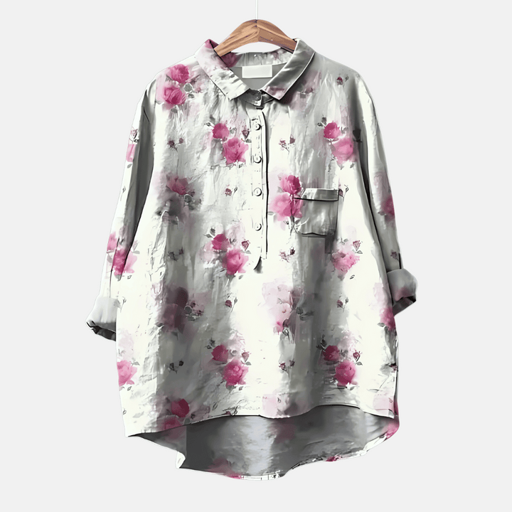 Losse lange blouse voor dames