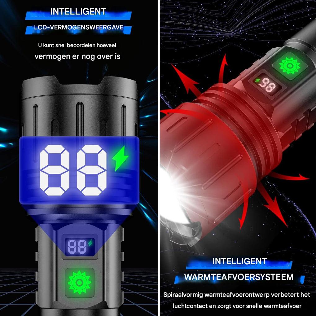 100000 lumen tactische zaklamp