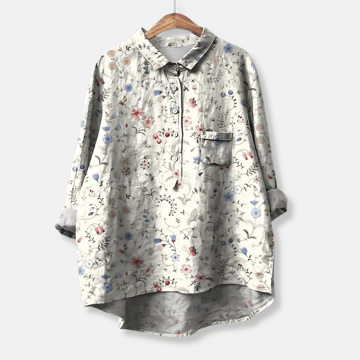 Losse lange blouse voor dames