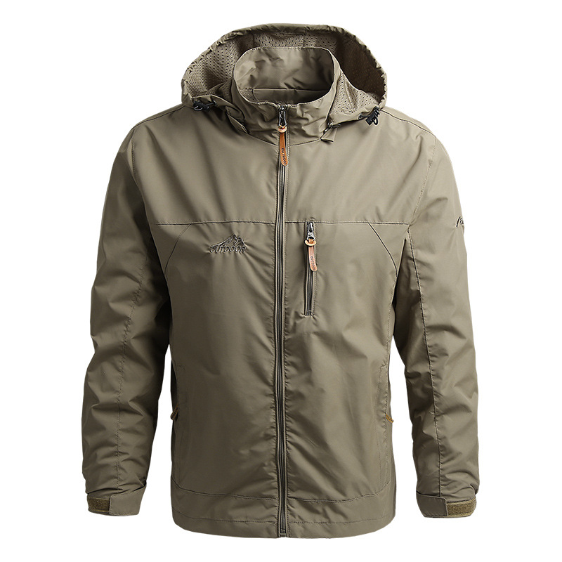 Winddicht, waterdicht herenjack in militaire stijl - Luis