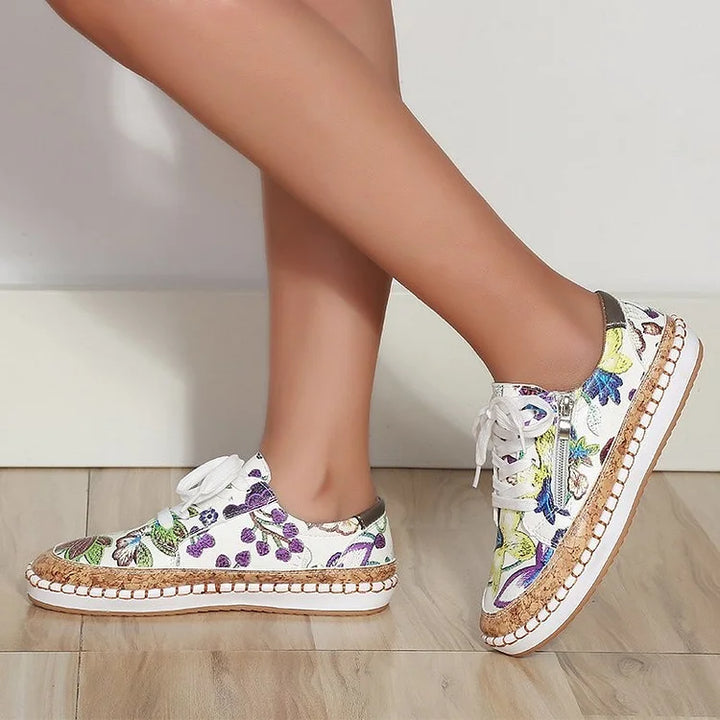 Quilla – Gebloemde Dames Sneakers