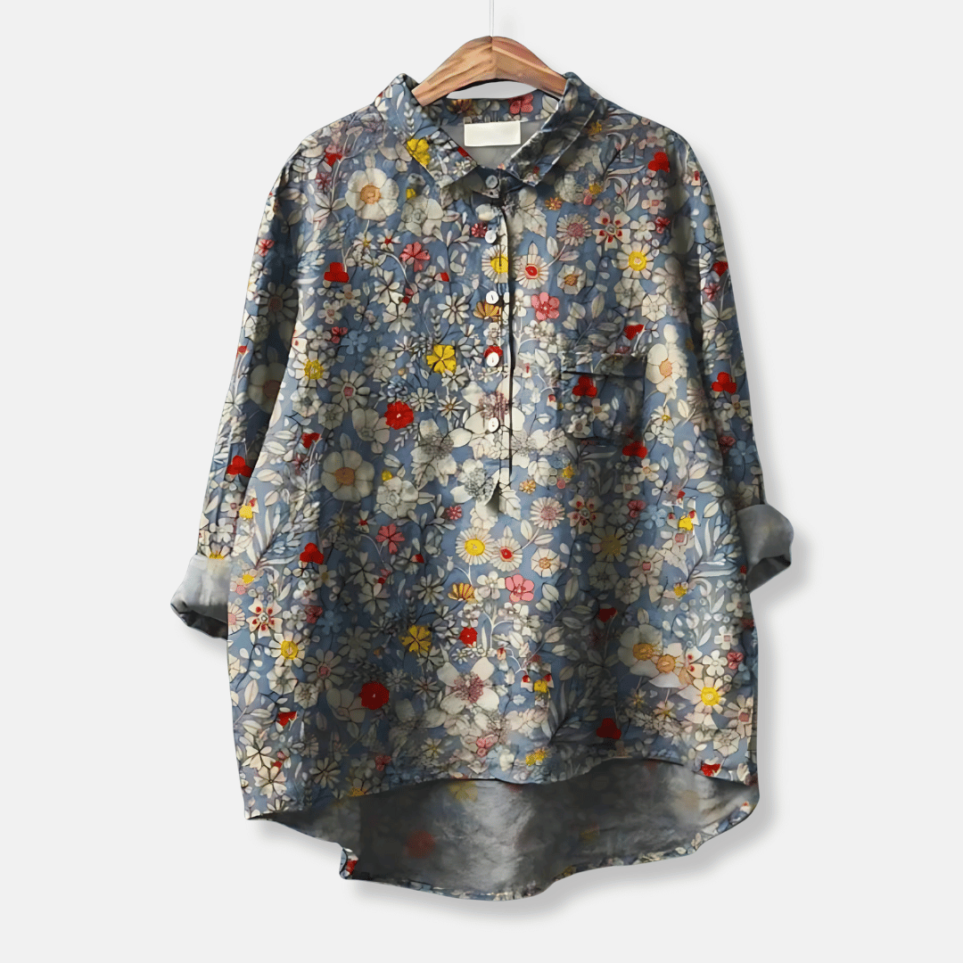 Losse lange blouse voor dames