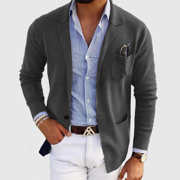 Stijlvolle Herenblazer met Casual Klepzakken - Dan