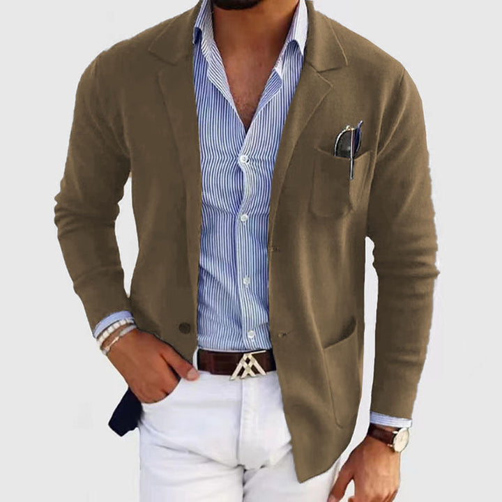 Stijlvolle Herenblazer met Casual Klepzakken - Dan