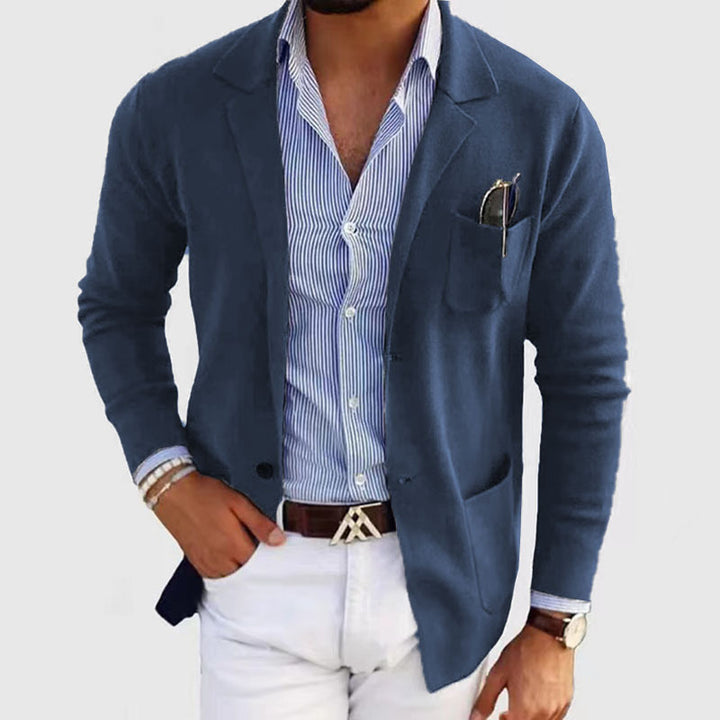 Stijlvolle Herenblazer met Casual Klepzakken - Dan