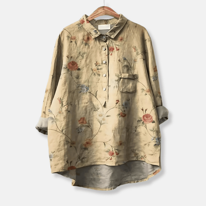 Losse lange blouse voor dames