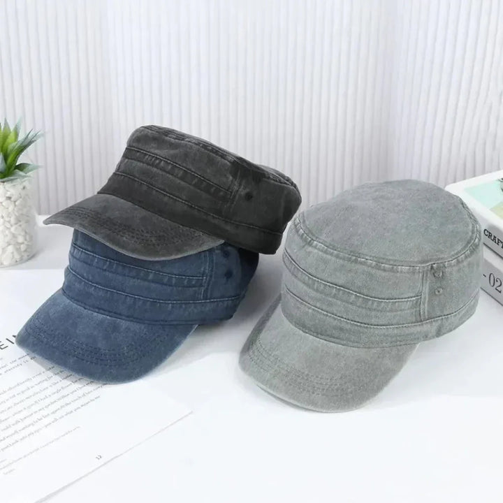 Retro Army Beanie voor heren – Klassieke militaire stijl met moderne accenten