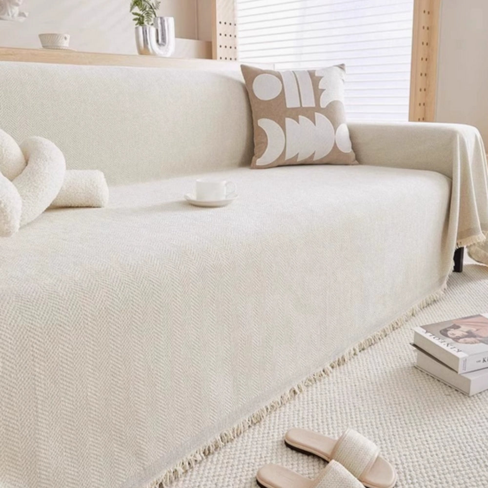 Waterdichte Sofa Hoes met Modern Chenille Design