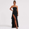 Strapless Lange Jurk met Split