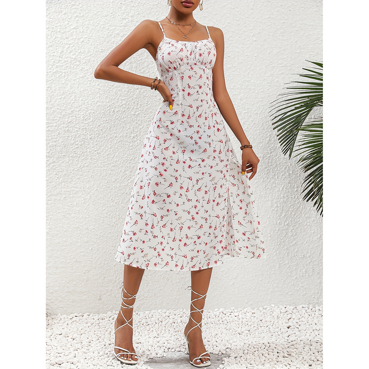 Zomerse Polkadot Jurk met Spaghettibandjes