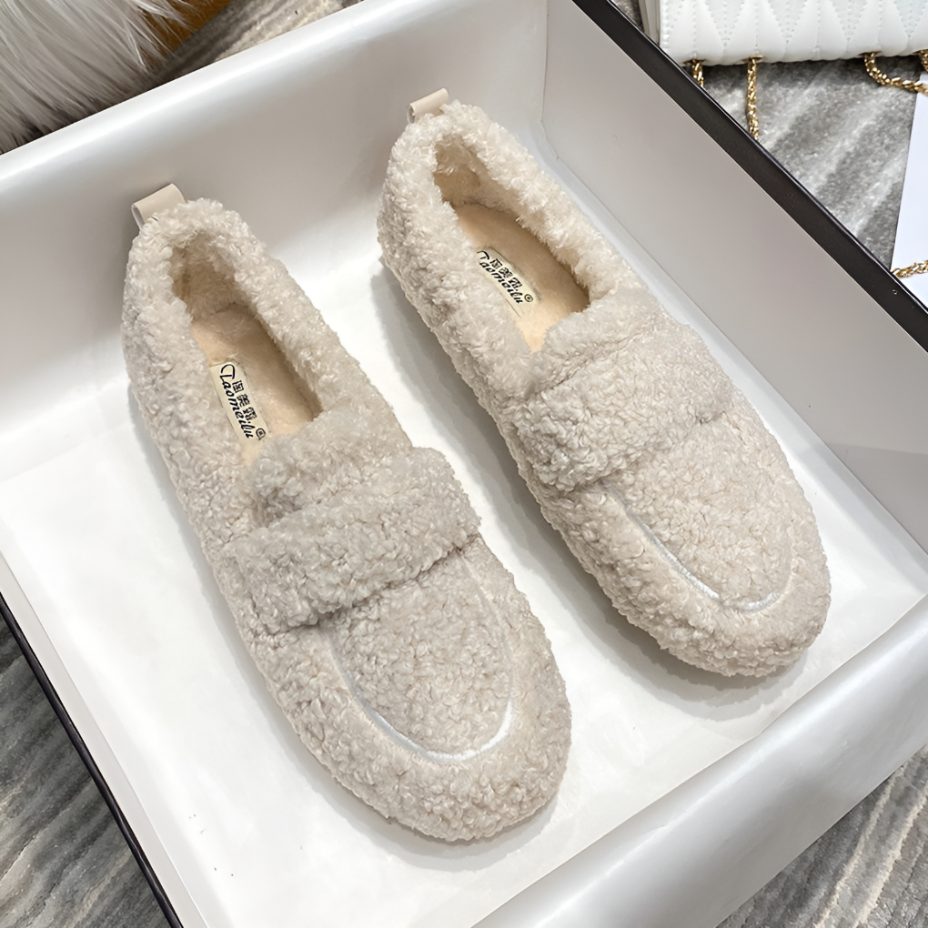 Plush slippers voor dames