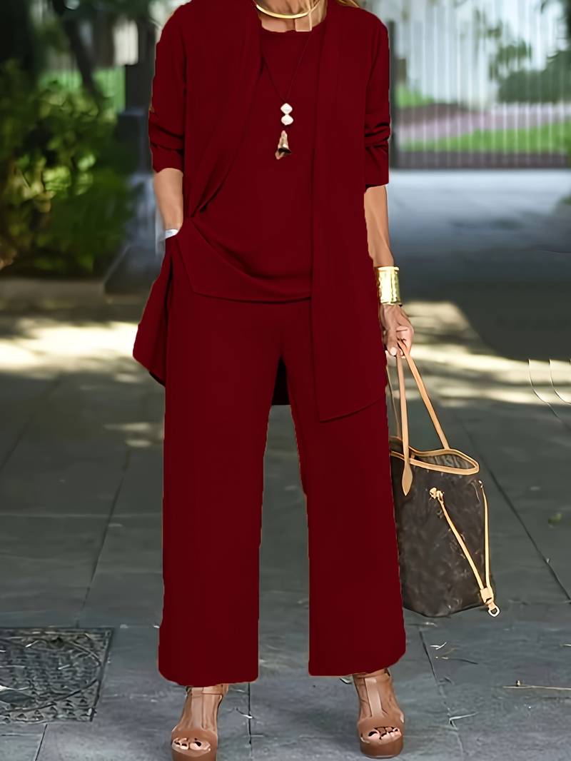 Ednalyn – Stijlvolle Driedelige Dames Set