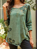Thekla – Casual Bloemenprint T-Shirt met Lange Mouwen
