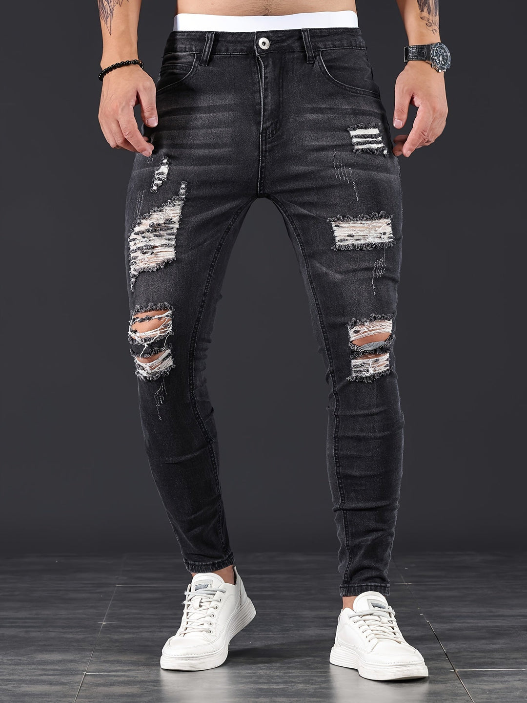 Darioiu - Slim Fit Spijkerbroek voor heren