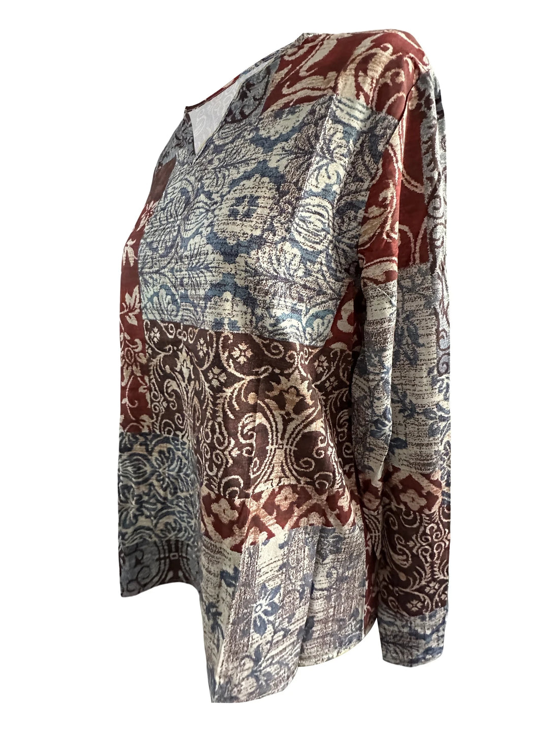 Amelia – Stijlvolle V-Hals Blouse met Bloemenprint