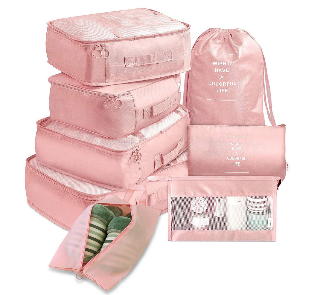8-delige Reisset – Bagage Verdelers & Organizer Cubes
