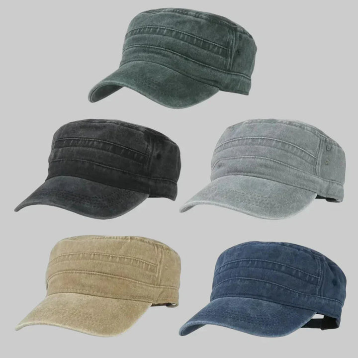 Retro Army Beanie voor heren – Klassieke militaire stijl met moderne accenten