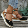 Lichtgewicht Platform Wedge Sandalen met Henneptouw