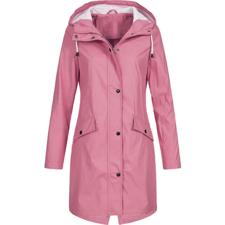 Waterdichte regenjas met capuchon voor dames