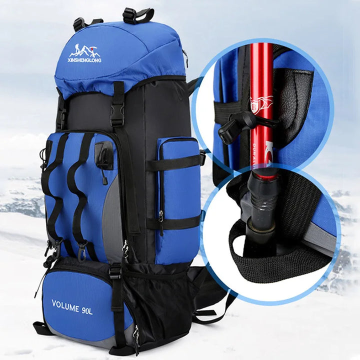 Gopack - Waterdichte Kampeer- en wandelrugzak backpack rugzak 90L