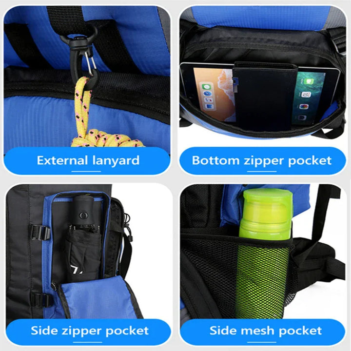 Gopack - Waterdichte Kampeer- en wandelrugzak backpack rugzak 90L