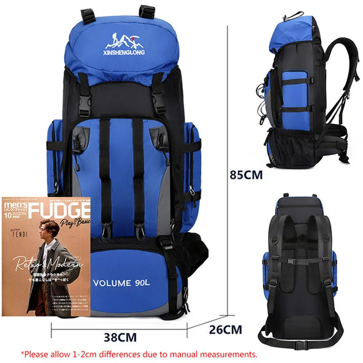 Gopack - Waterdichte Kampeer- en wandelrugzak backpack rugzak 90L