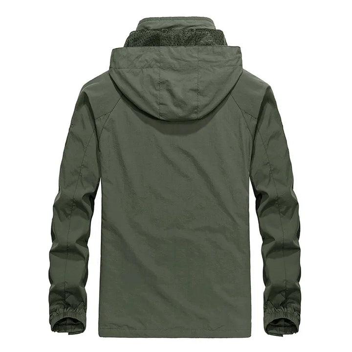 Waterdichte Outdoor Heren Jas met Afneembare Capuchon