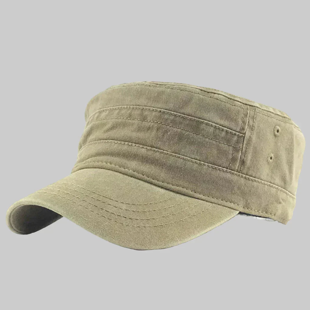Retro Army Beanie voor heren – Klassieke militaire stijl met moderne accenten