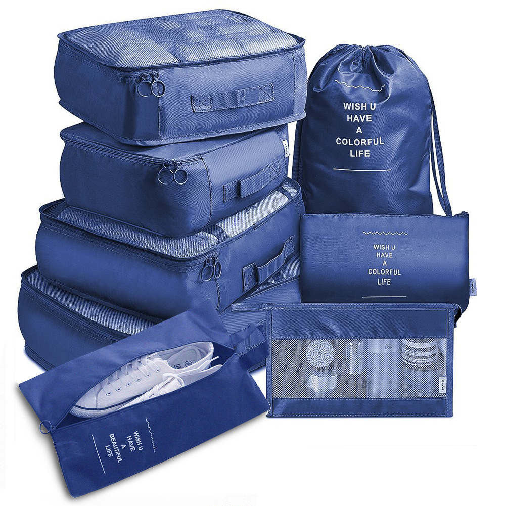 8-delige Reisset – Bagage Verdelers & Organizer Cubes