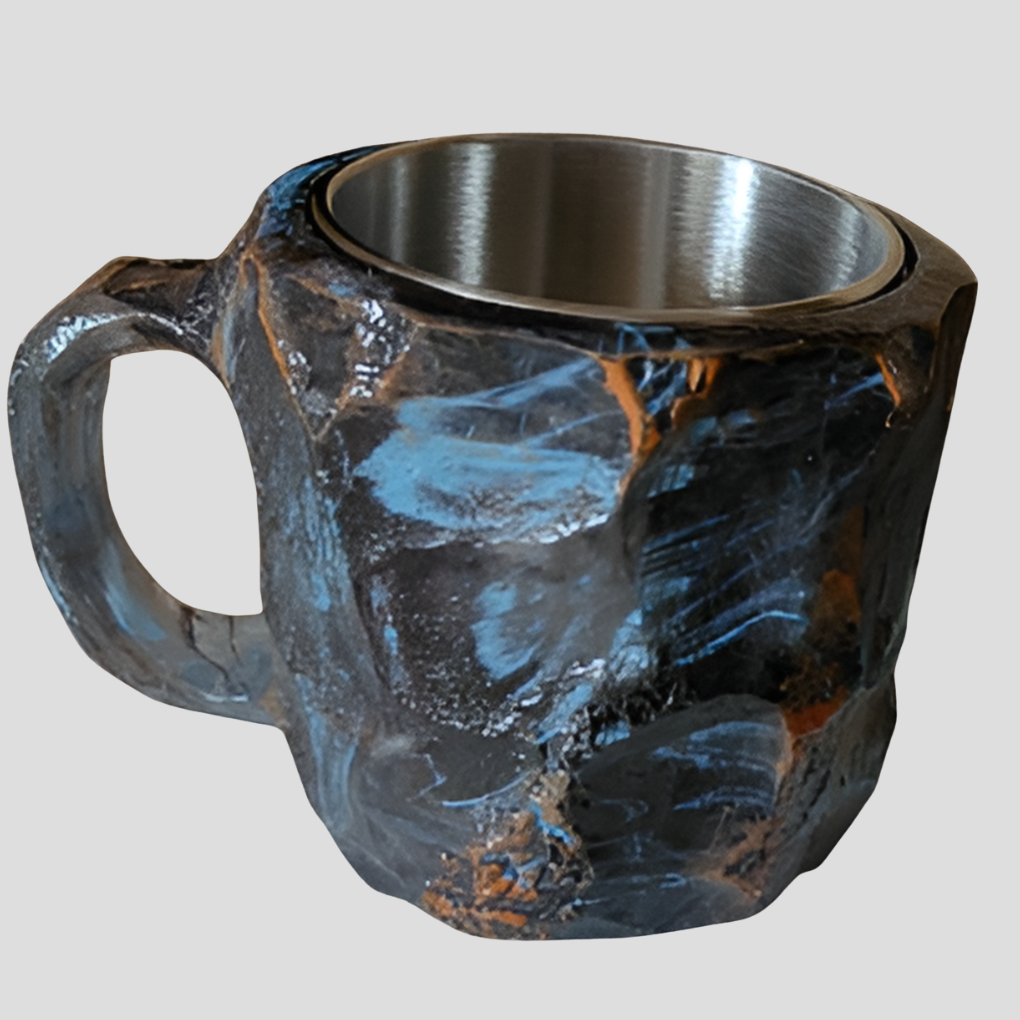 Mineraalkristallen koffiemokken
