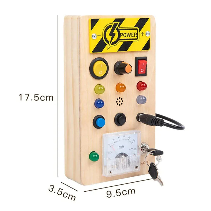 LED Licht & Sensorisch Activiteitenbord voor Kinderen (2–6 jaar)