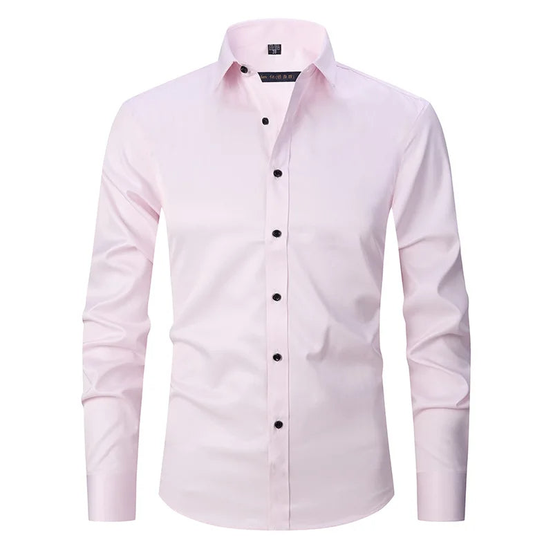 Strijkvrije Slim Fit Overhemd voor Heren