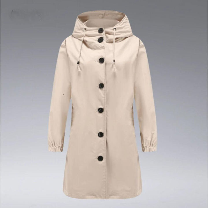 Koami- Waterdichte regenjas met capuchon dames